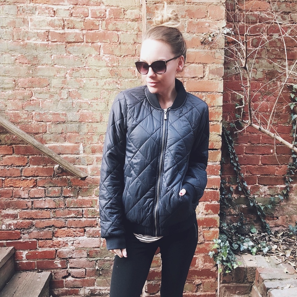 Navy Puffer Jacket
